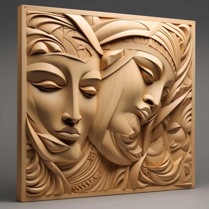 نموذج ثلاثي الأبعاد لآلة CNC 3D Art 